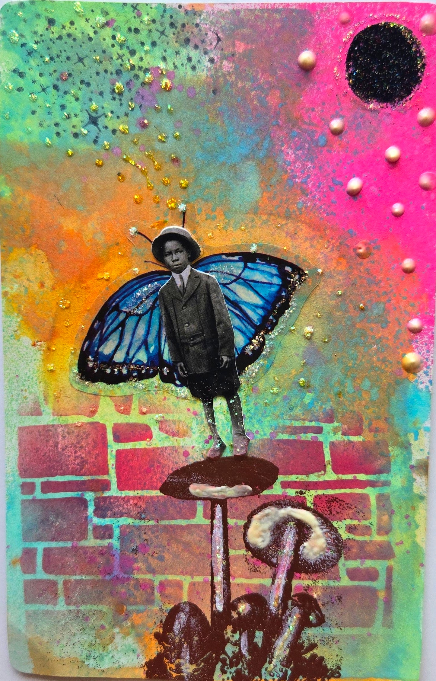 Black Butterflies Card Deck