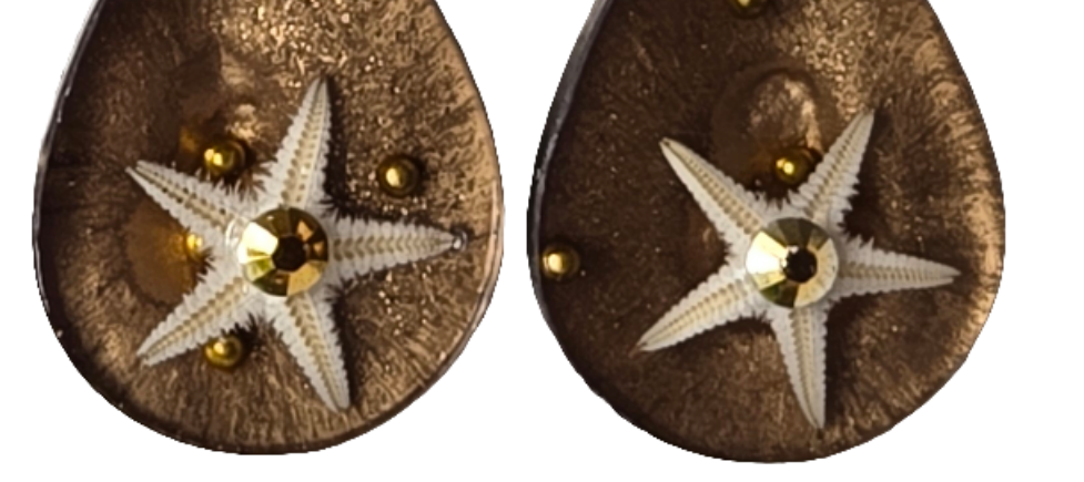 Starfish and Honey earrings