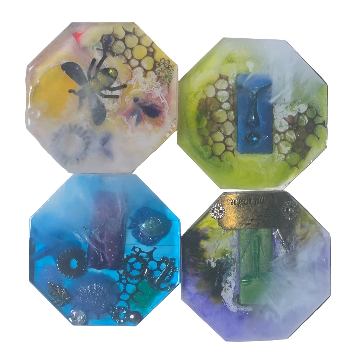 'Brain Fog' Luxury Coasters