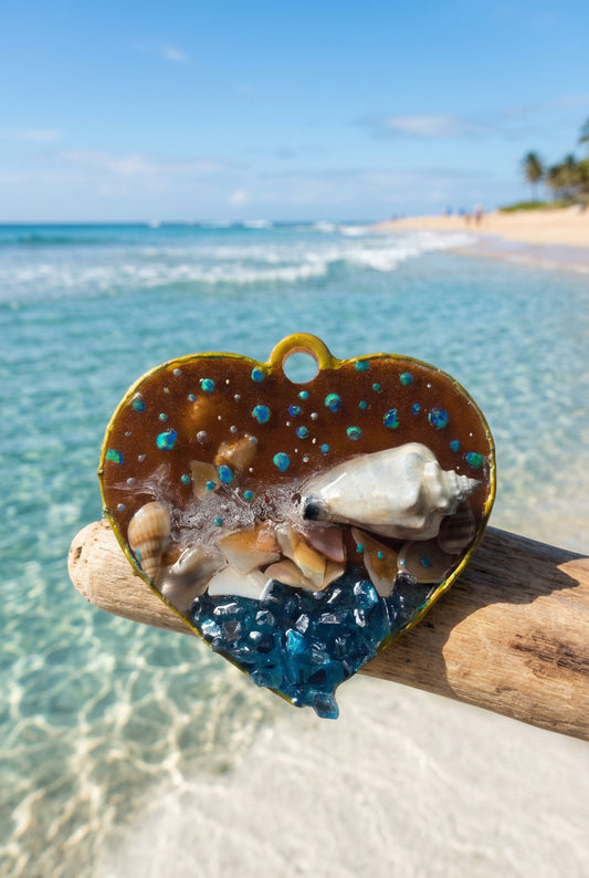 Sand and Sparkle! Ornaments set
