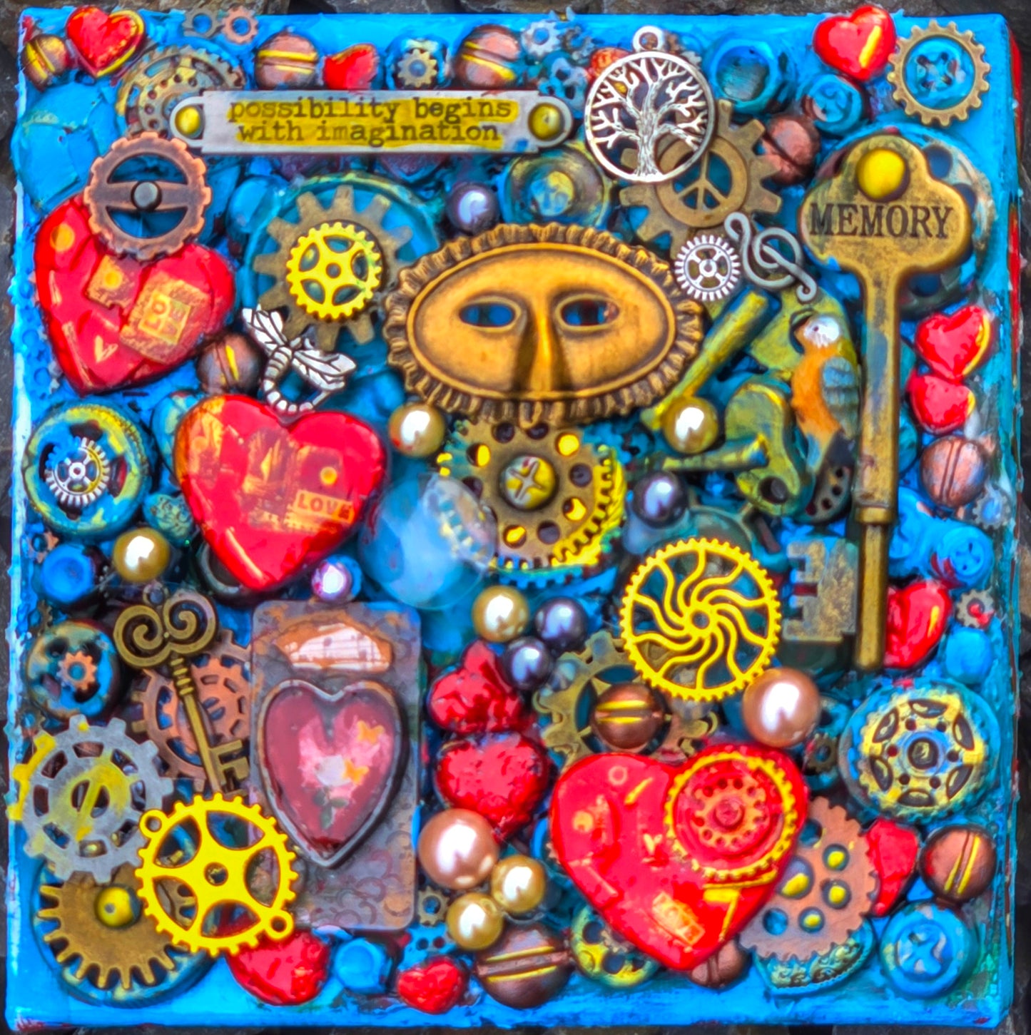 A Whole a Lot of Heart Canvas Art