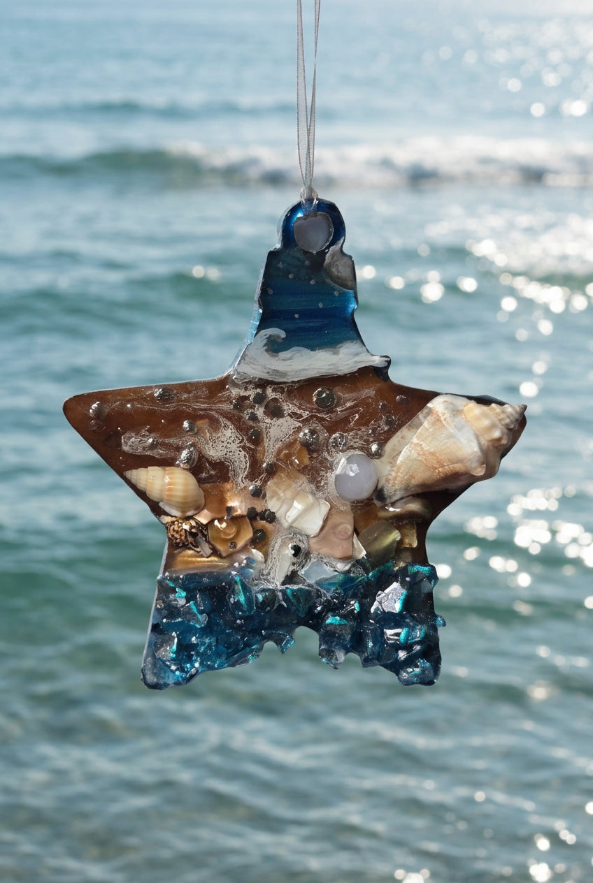 Sand and Sparkle! Ornaments set