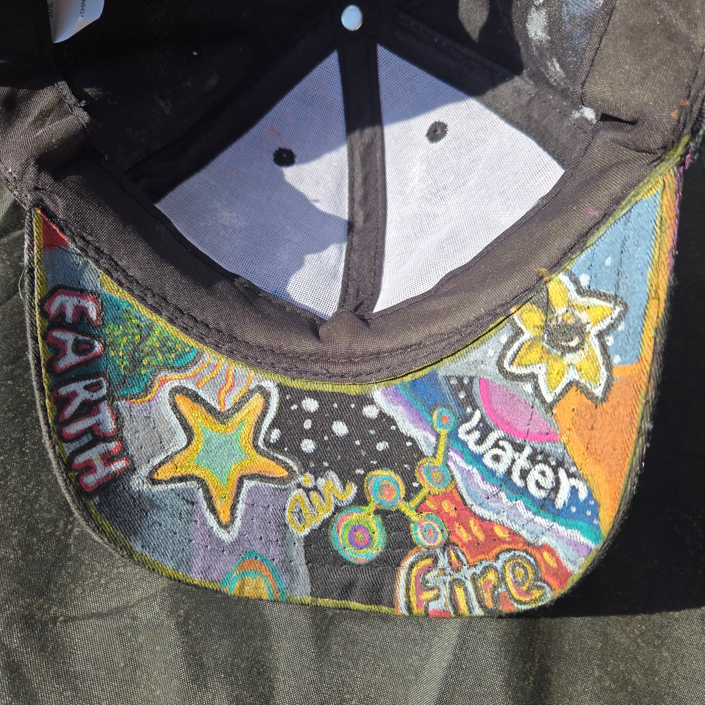 'I Am Power' hand painted hat